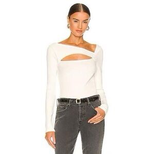 Citizens of Humanity White Cut-Out Top